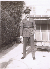 Albert Garcia in Uniform